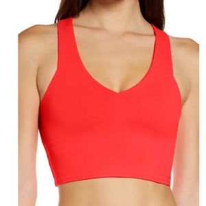 Alo Real Bra Tank Hot Lava Size M. NWT